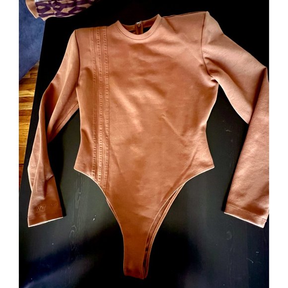 IVY PARK Brown Long Sleeve Bodysuit - Picture 3 of 9